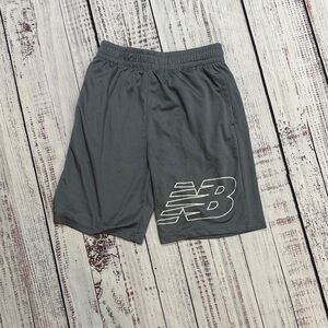 New Balance Boy’s Dark Gray Athletic Shorts
